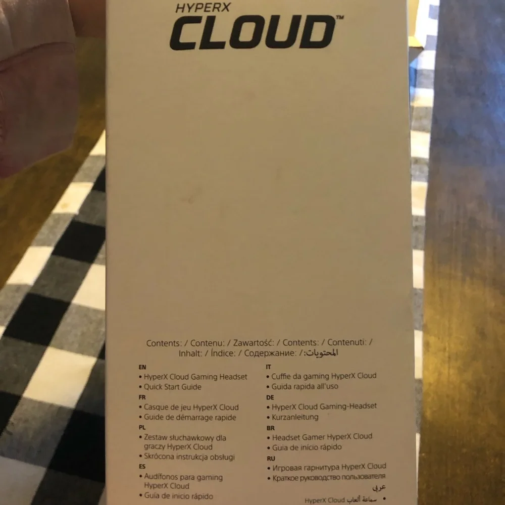 Hyperx Cloud headset
